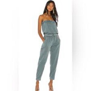 Young Fabulous & Broke Revolve Strapless Jogger Jumpsuit Small